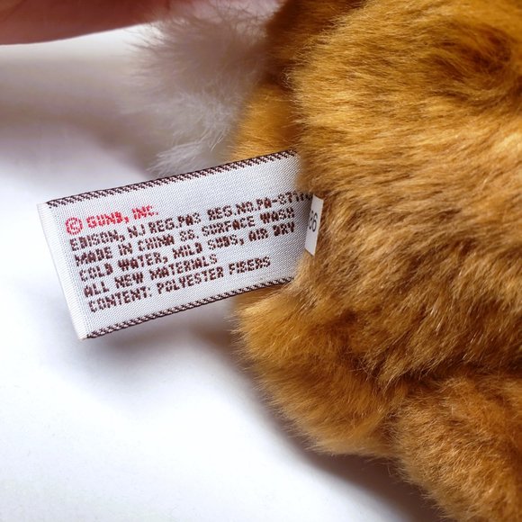 Vintage Gund Bunny Rabbit Plush SOFT Easter Stuffed Animal Brown 36327 9.5" - Picture 8 of 8